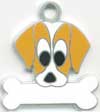ビーグル  名入れ 犬 迷子札 販売 犬鑑札　ＩＤプレート ドッグタグ アクセサリー　トップワン 携帯ストラップ　刻印　名前