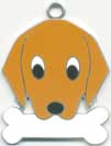 ゴールデンレトリーバー　【名入れ】犬 迷子札 販売 犬鑑札　ＩＤプレート ドッグタグ アクセサリー　トップワン 携帯ストラップ　